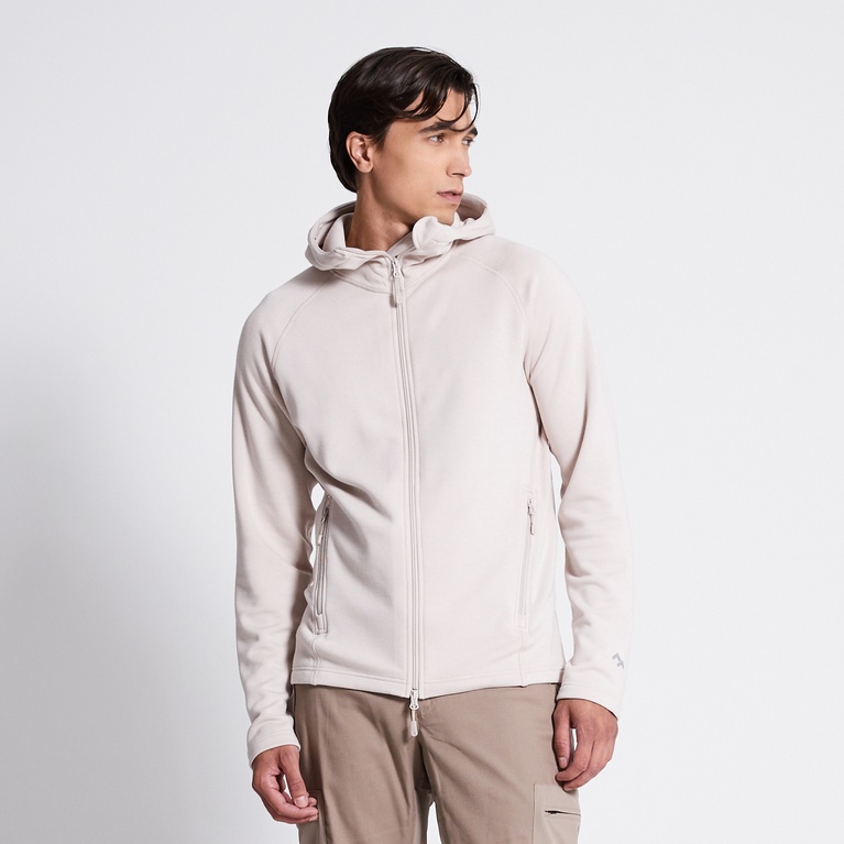 Functional hoodie "Vasared" Chalk White